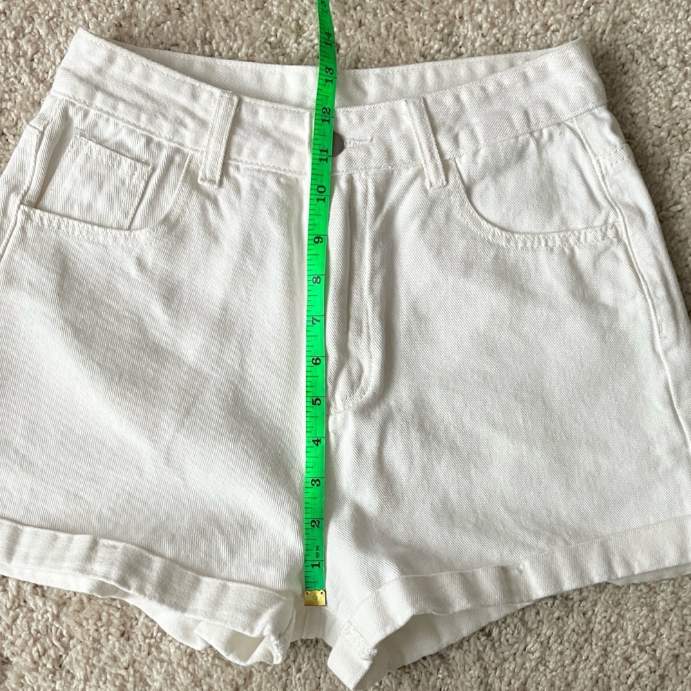 Shein | White Denim Women's Shorts - Picture 4 of 8